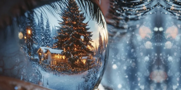 Open the two most beautiful gifts on Christmas – your eyes!